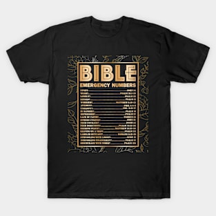 Emergency Bible Numbers T-Shirt